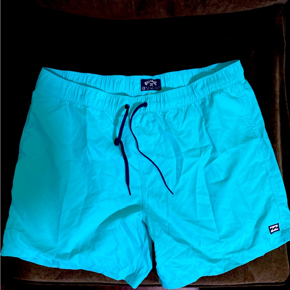 Blue Billabong swim trunks. Xxl
